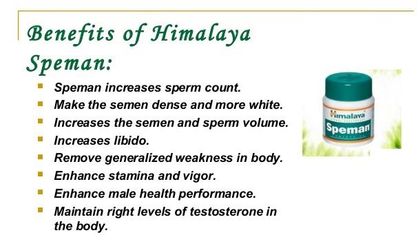 benefits of speman himalaya