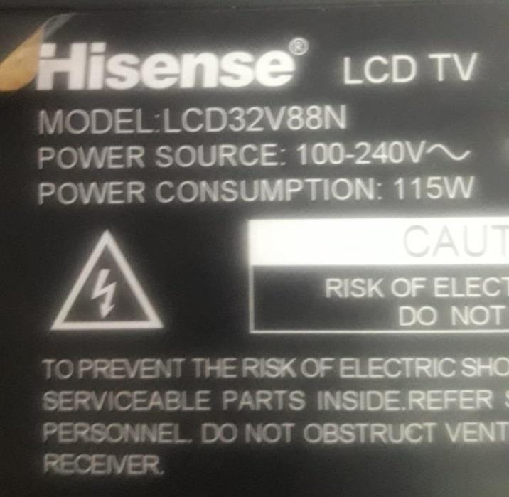 HISENSE LCD LCD32V88N TV POWER BOARD / POWER SUPPLY BOARD