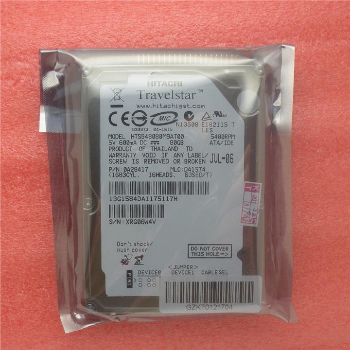 NEW Hitachi Samsung Seagate Toshiba 80GB PATA/IDE/EIDE 2.5" HARD DISK