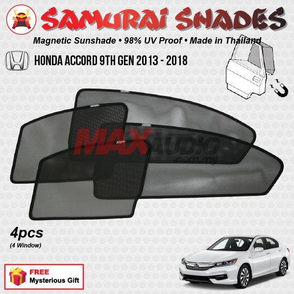 9Th Gen Accord >> Honda Accord 9th Gen 2013 18 4pcs Samurai Shades Magnetic Sun Shades 9Th Gen Accord >> Honda Accord 9th Gen 2013 18 4pcs Samurai Shades Magnetic Sun Shades