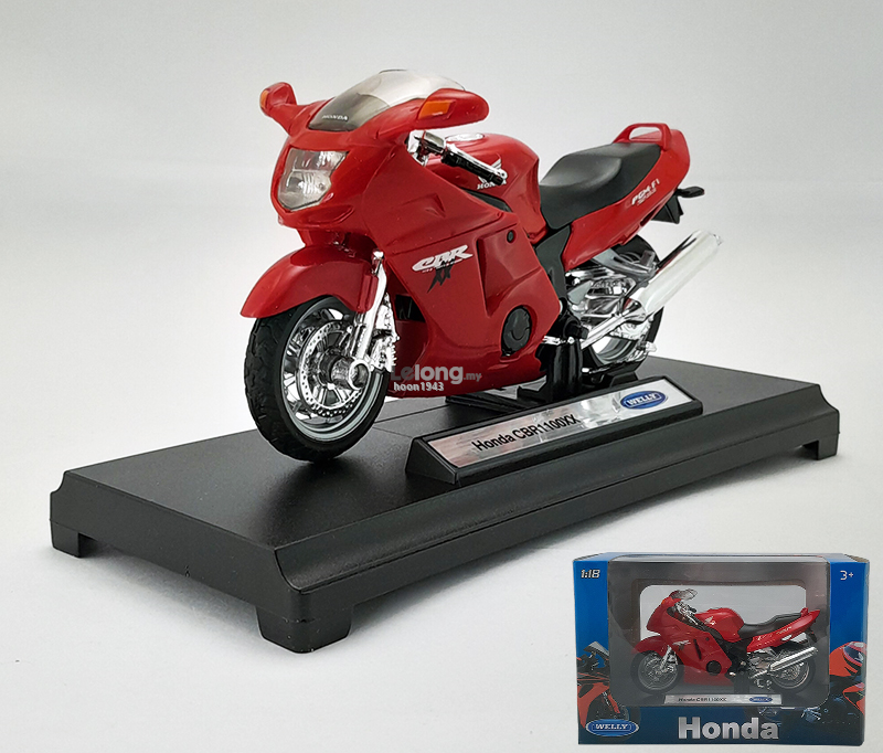 Honda CBR1100XX Super Blackbird 1:18 Diecast Display Motocycle
