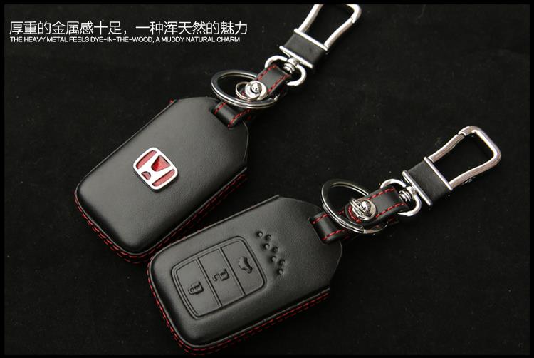 Honda City Accord Type-R 2014-17 Keyless Remote Leather Key Cover Case