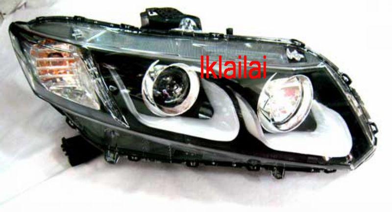 Honda Civic 12-13 U Style DRL Projector Head Lamp