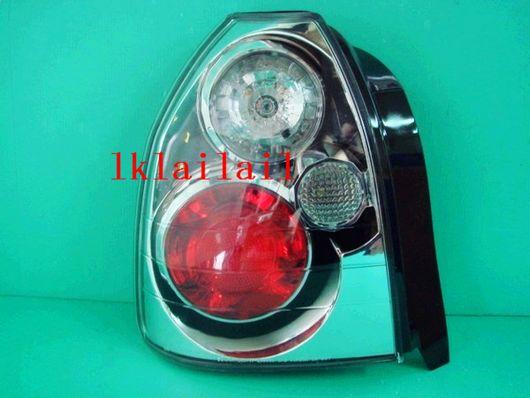 Honda Civic 3D '96-00 Hatch Back Crystal Tail Lamp IS200 Look [CLear H