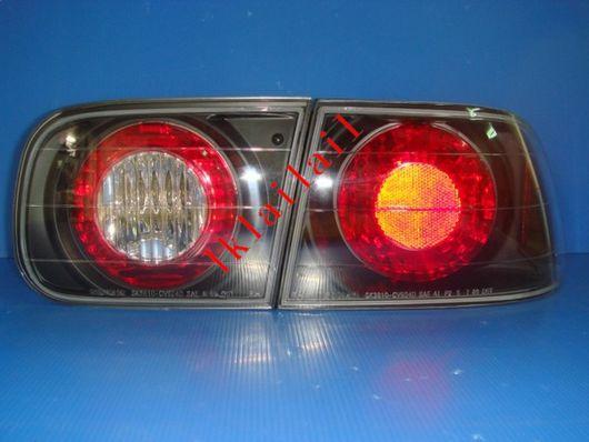 Honda Civic SR/EG '92-95 2D/4D Crystal Tail Lamp Black Housing