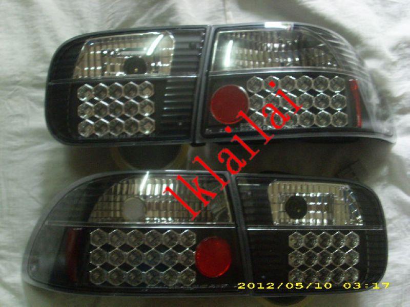 Honda Civic SR/EG '92-95 4D/3D/2D Full LED Tail Lamp Black Housing