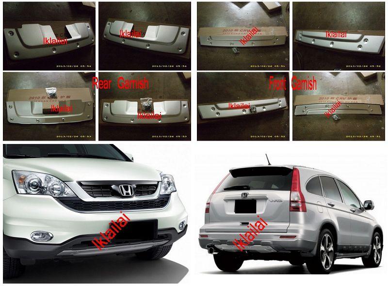Honda CRV Facelift '10 Front & Rear Garnish Plate [Limited Edition]