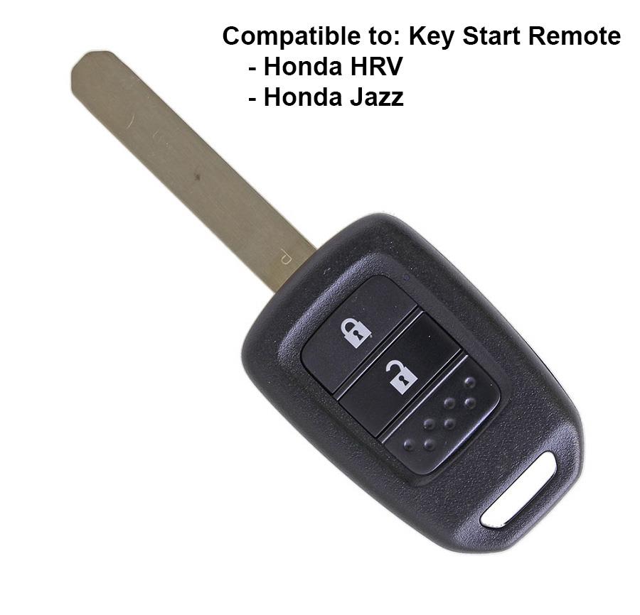 Honda HRV Jazz 2014-2017 Key Start Remtoe Car Key Leather Cover Case