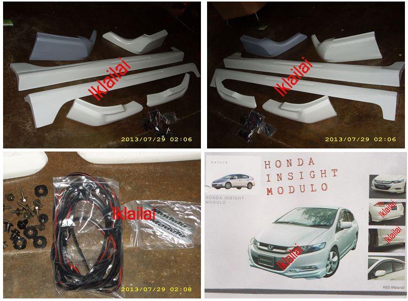 Honda INSIGHT '11-12 Modulo Style Full Set Body Kit ABS Material