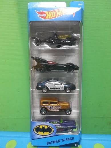 hot wheels batman 5 pack 2018