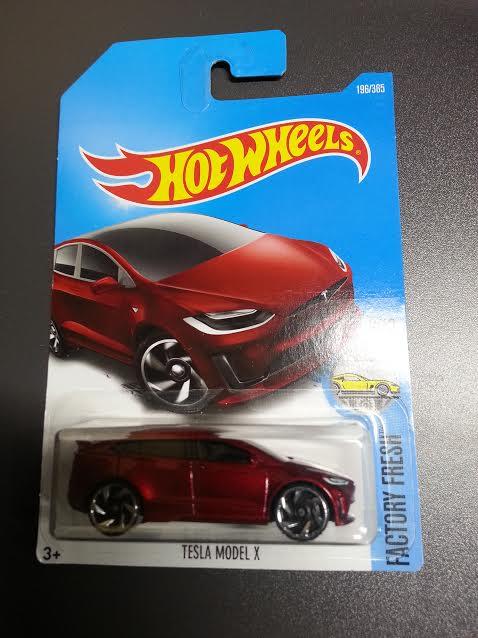 hot wheels tesla model x red