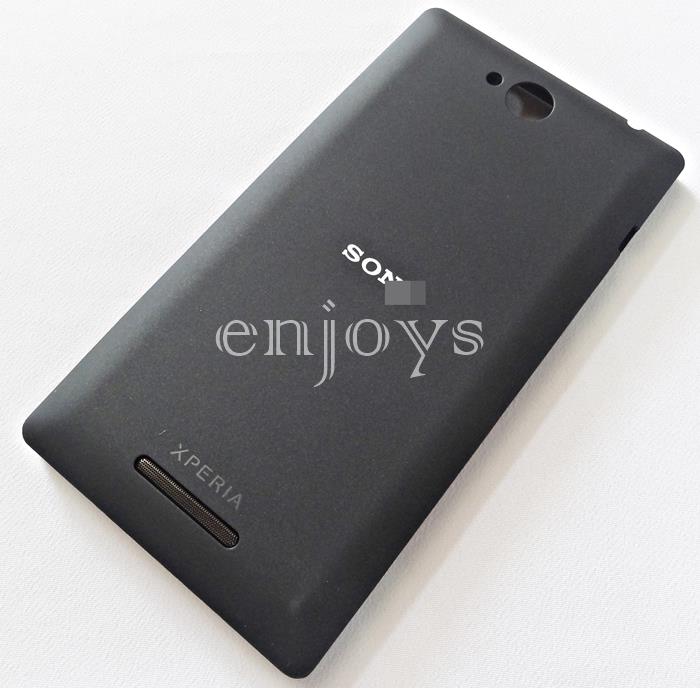 NEW HOUSING Battery Back Cover Sony Xperia C /C2305 S39h ~BLACK