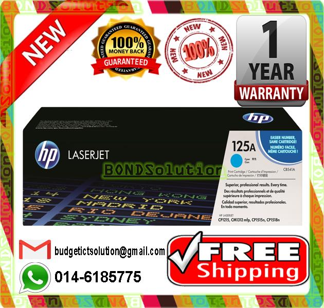 CB541A Cyan Toner Cartridge for HP LaserJet CP1518 1215 FREE SHIPPING!