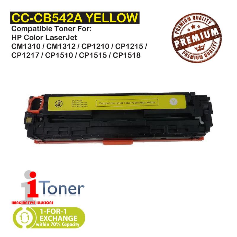 HP 125A CB542A Yellow (Single Unit)