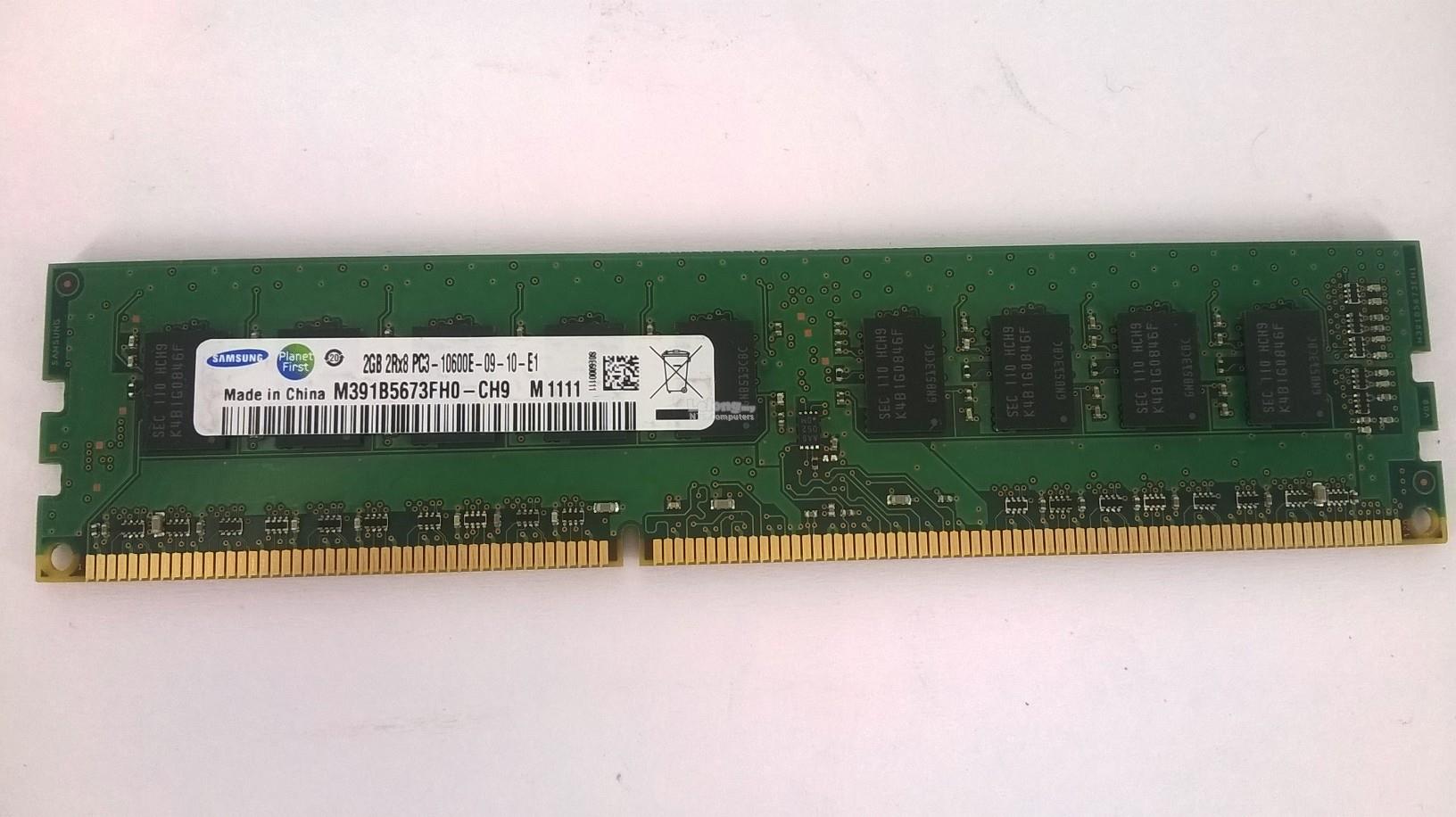 HP 2GB DDR3 2Rx8 PC3-10600E 1333MHz ECC (500209-562)