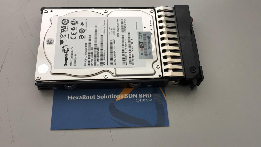 HP 500GB 2.5 SATA HDD 507749-001 MM0500EANCR 508035-001 390158-016