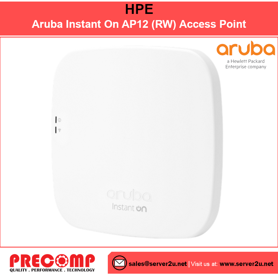 HP Aruba Instant On AP12 (RW) Access Point (R2X01A)