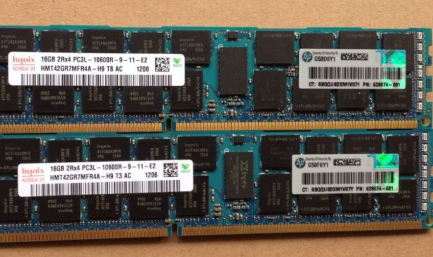 QTY-1 HP 627812-B21 632204-001 16GB PC3L-10600 DDR3-1333 MEMORY 628974-081