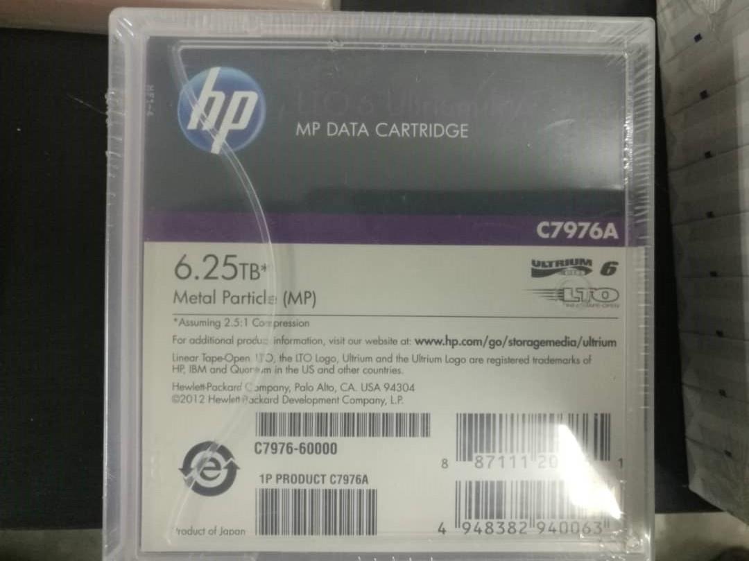 HP C7976A C7976-60000 6.25TB LTO-6 Ultrium Data Cardridge *IN STOCK*