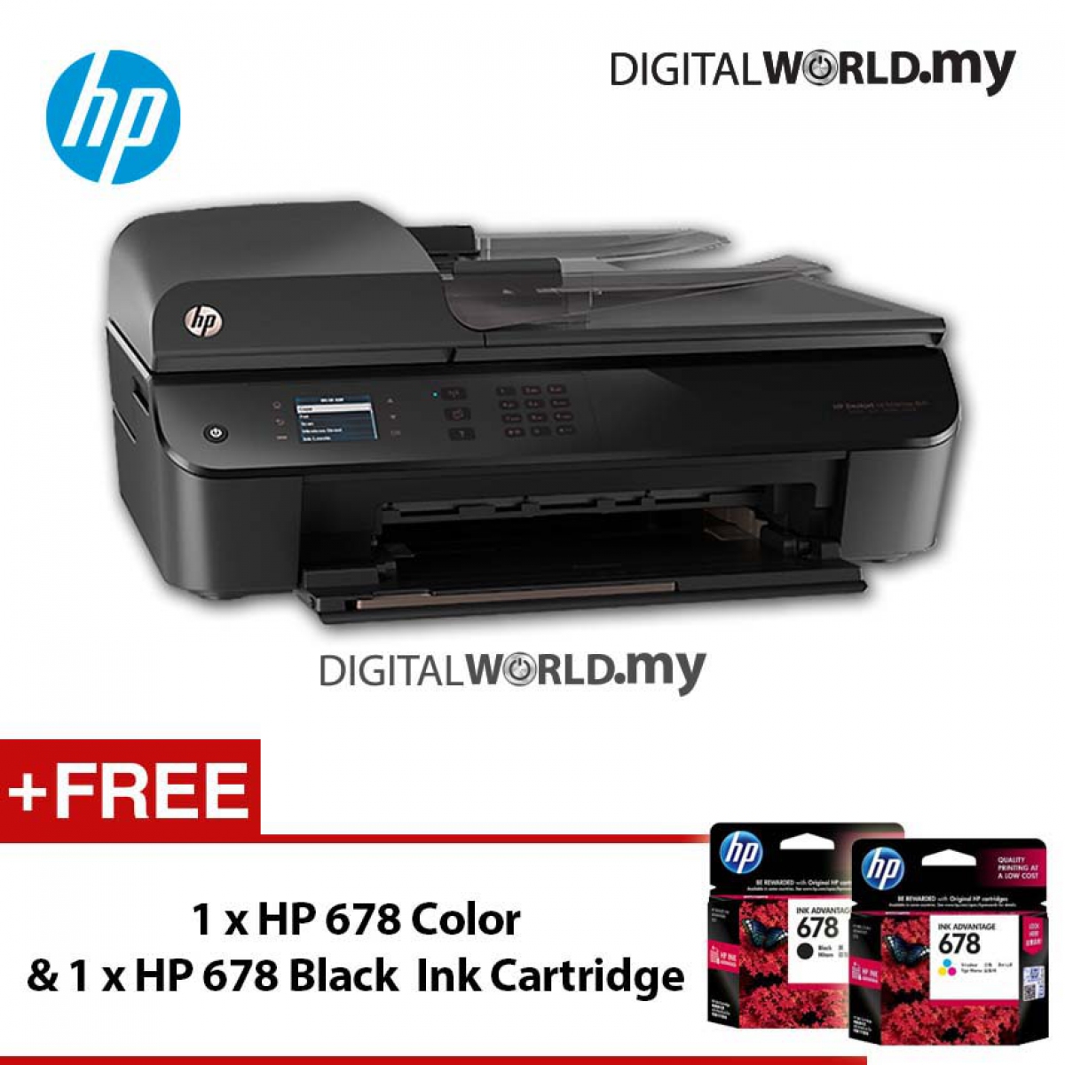 Hp deskjet 4645 картридж замена