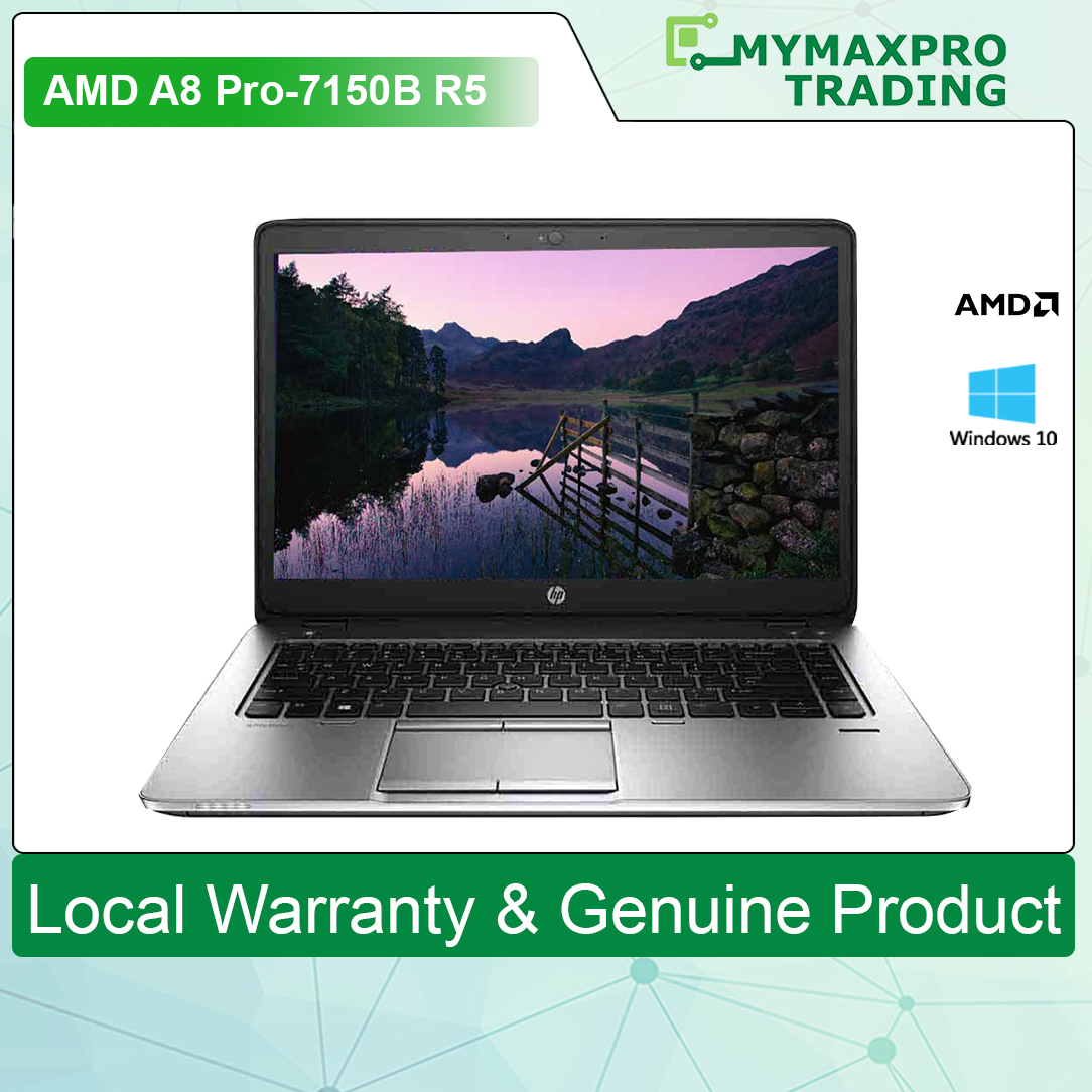 HP Elitebook 725 G2 AMD A8 Pro 7150B R5/8GB RAM/128GB SSD/Win10Pro