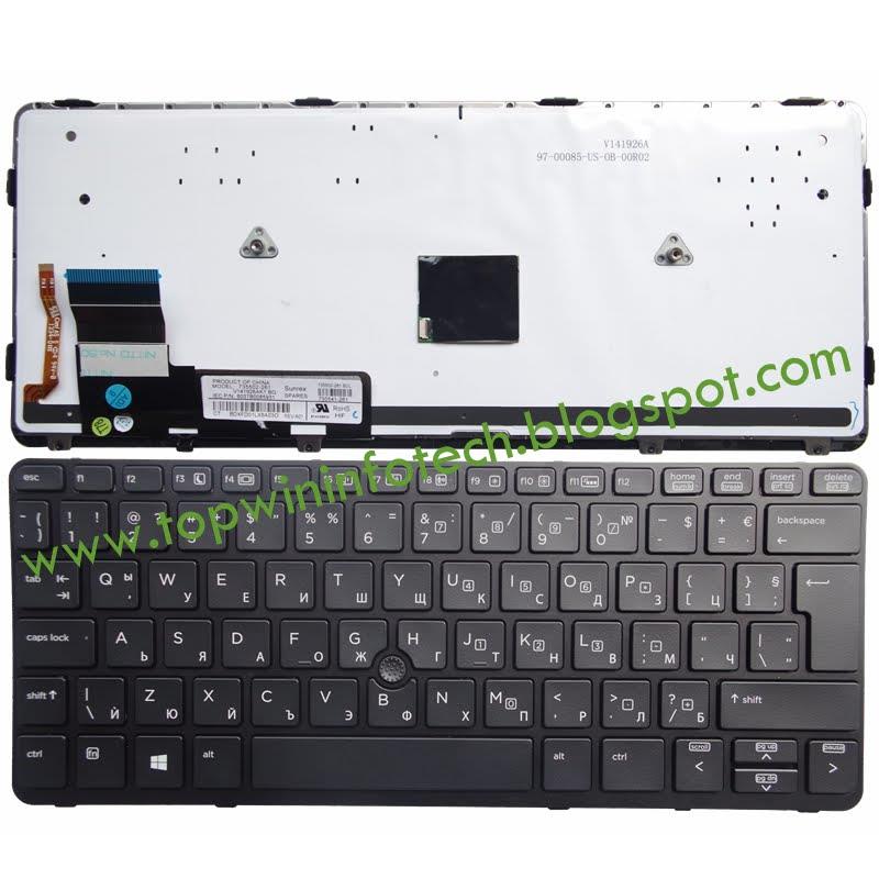 HP EliteBook 820 G1 820 G2 KEYBOARD (end 7/17/2021 11:15 AM)