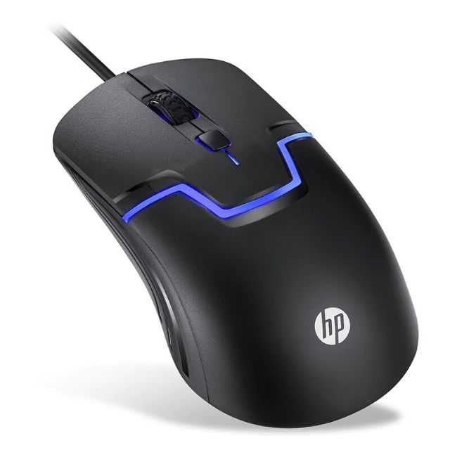 HP Gaming Mouse M100 Optical 1600 DPI USB Mice Laptop PC General Backlight