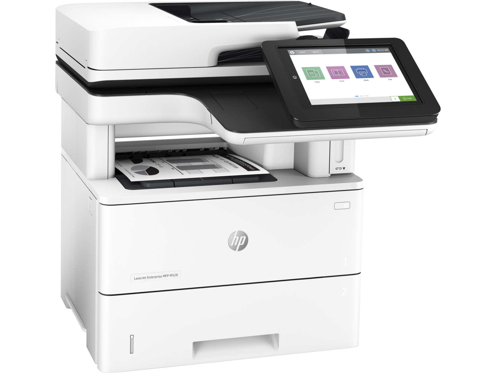 HP LaserJet Enterprise MFP M528f (end 3/1/2022 659 PM)