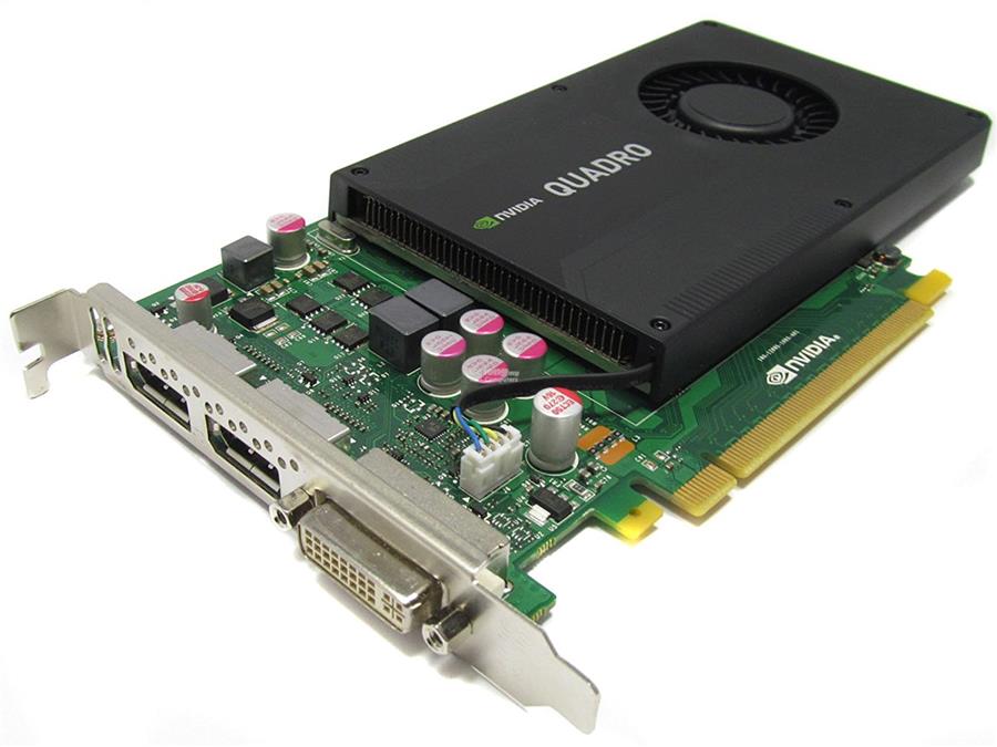 HP Nvidia Quadro K2000 2GB PCIe 1xDVI 2xDP (713380-001)