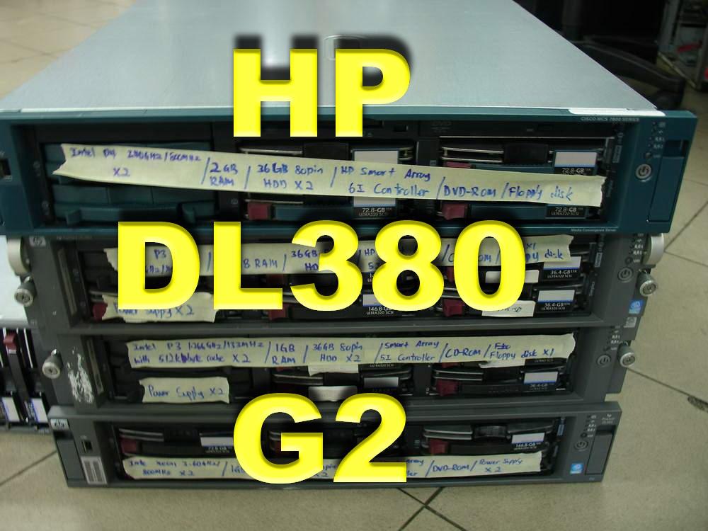 HP ProLiant DL380 G2 SERVER -PENTIUM 3 1.266GHZ X 2 UNIT  133MHZ,1GB