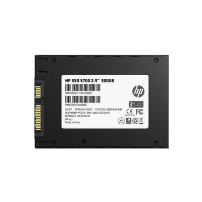 HP S700 2.5 500GB SATA III 3D TLC Internal Solid State Drive
