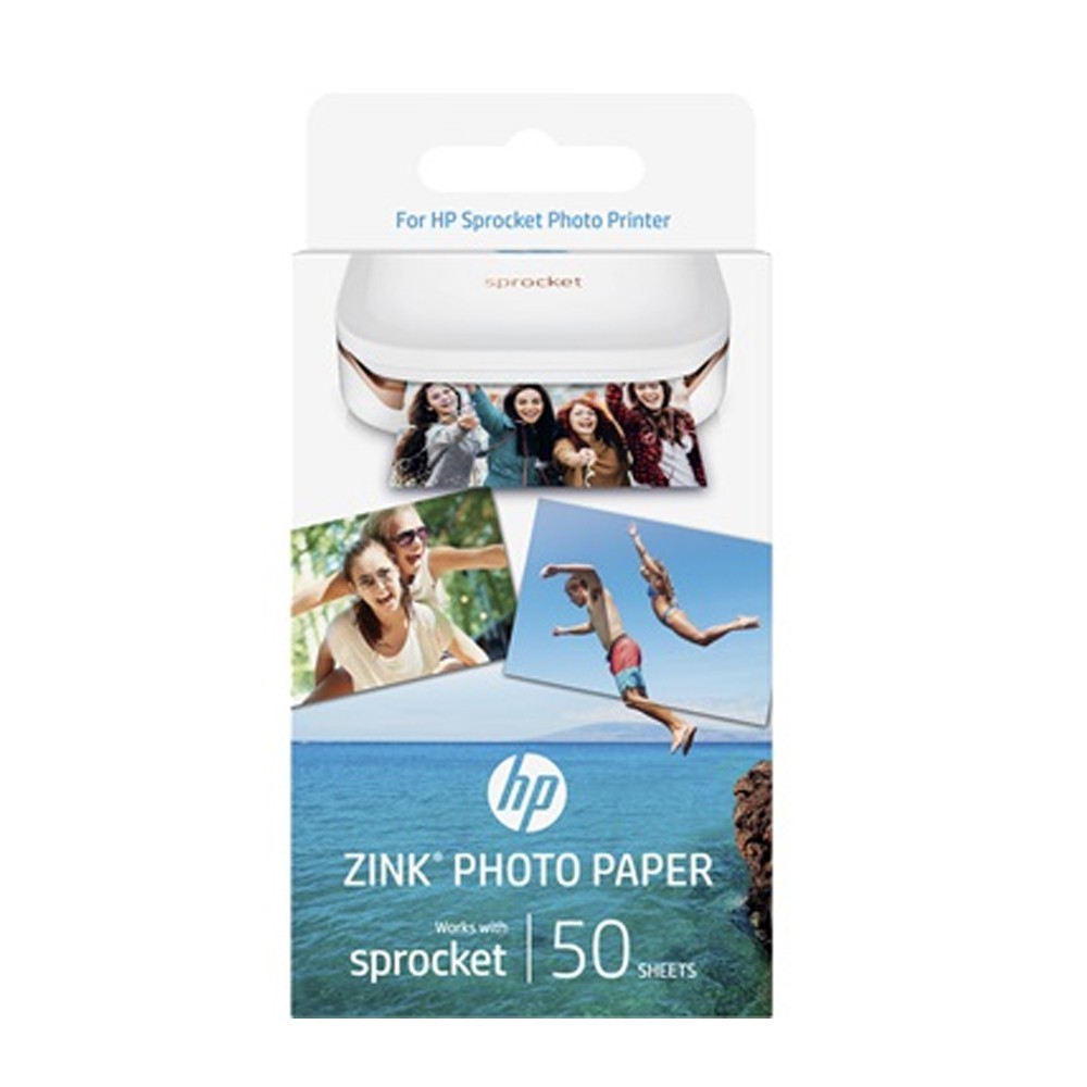 HP Sprocket Photo Paper-50 Sticky-Backed Sheets