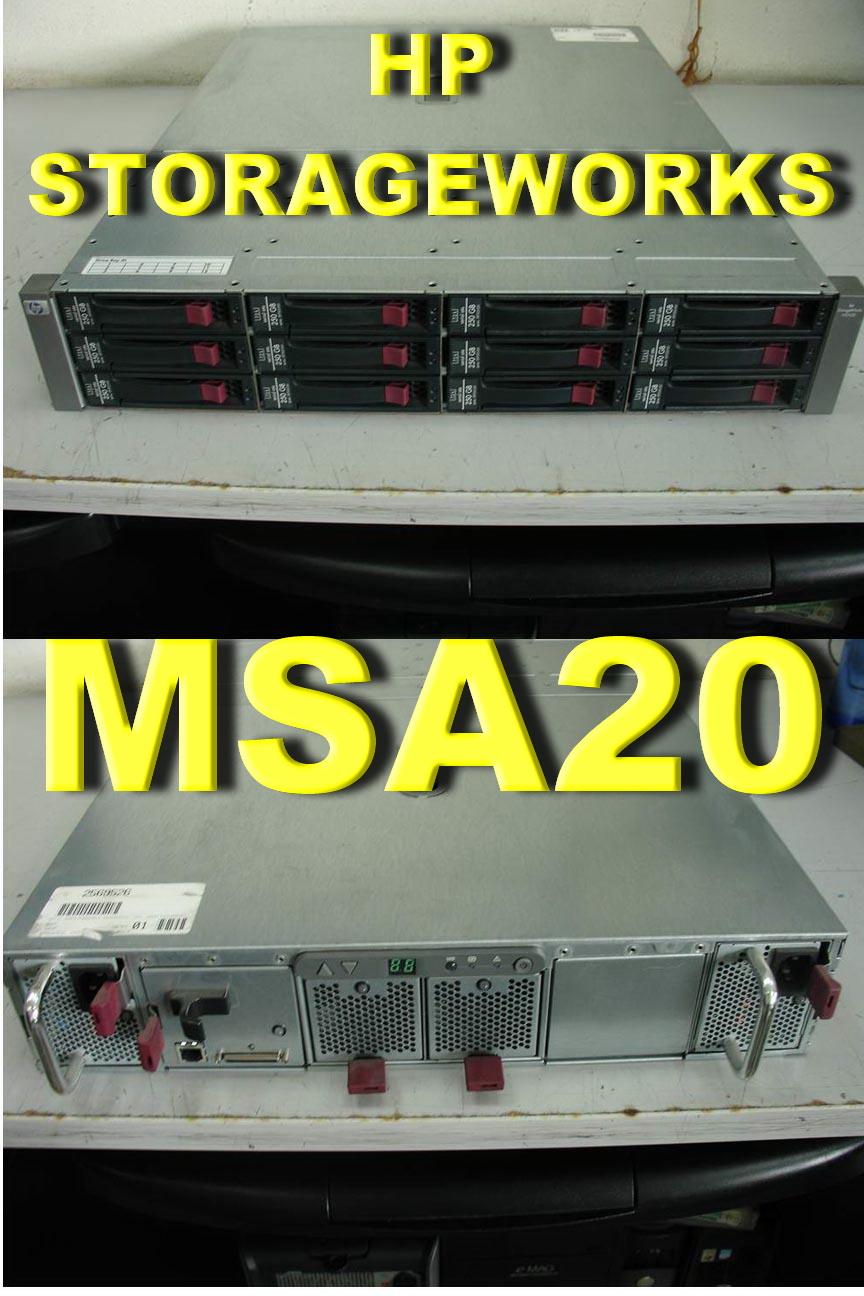HP StorageWorks MSA20 SATA Storage Enclosure -335921-B21 ,up to 12TB