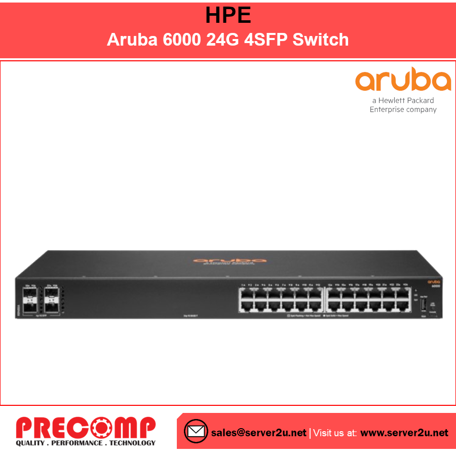 HPE Aruba 6000 24G 4SFP Switch (R8N88A)