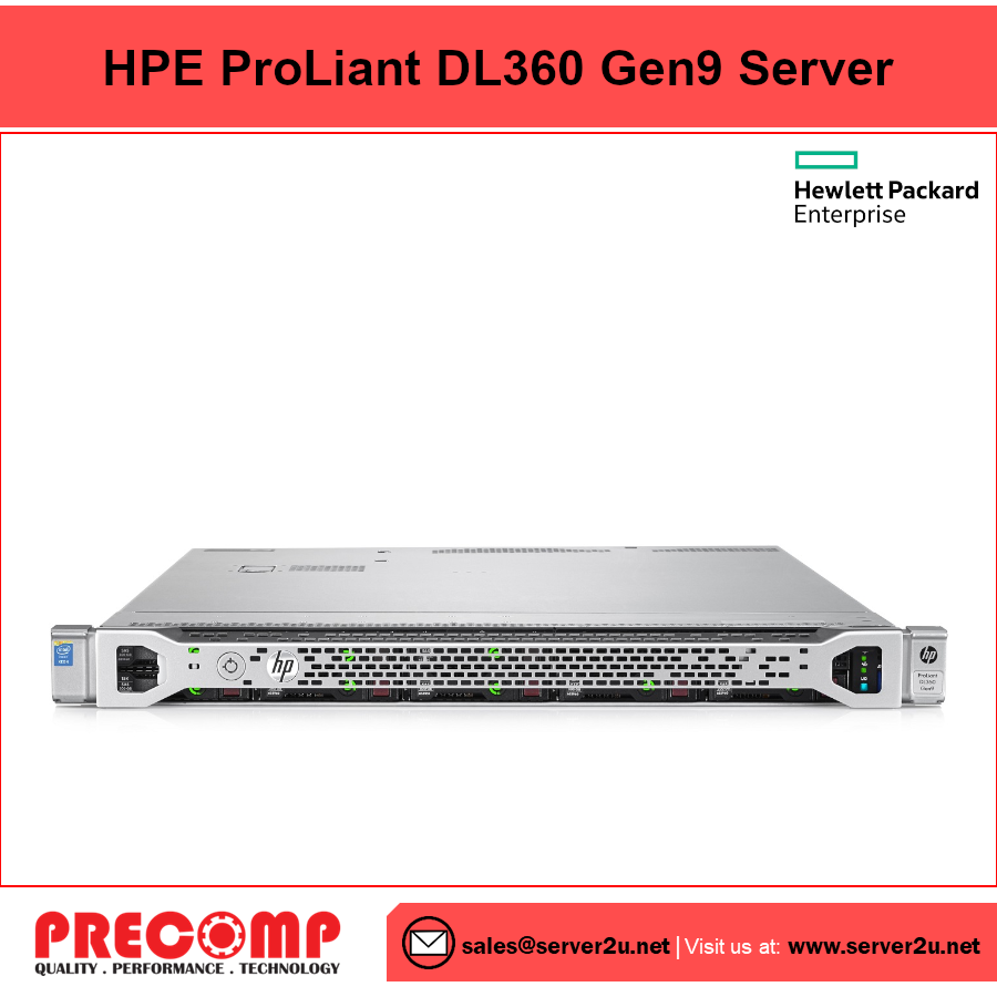 HPE ProLiant DL360 Gen9 Server (2xE52670v3.64GB.1500GB)