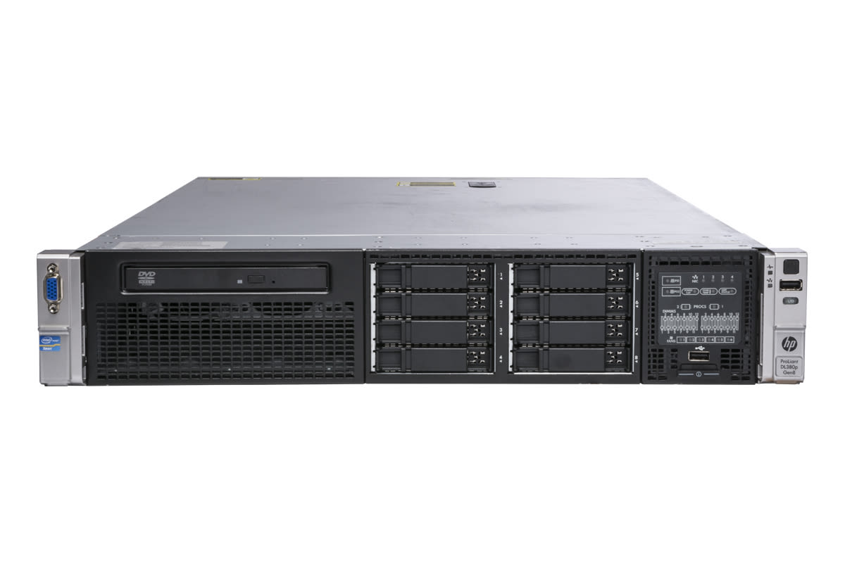 HPE ProLiant DL380p Gen8 Server (2xE5-2620V2.64GB.18TB)