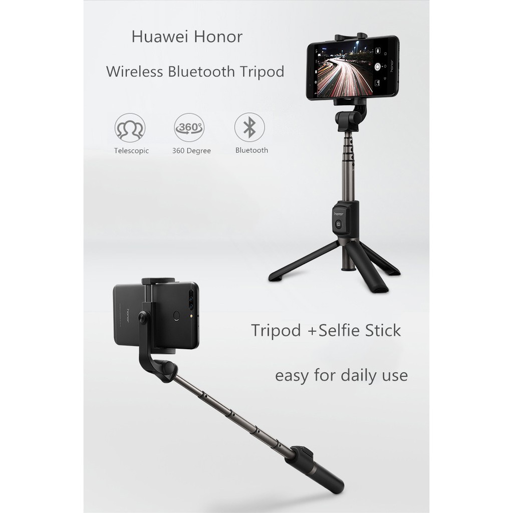 HUAWEI HONOR AF15 Wireless Bluetooth Control Cellphone Tripod Stand Selfie Sti