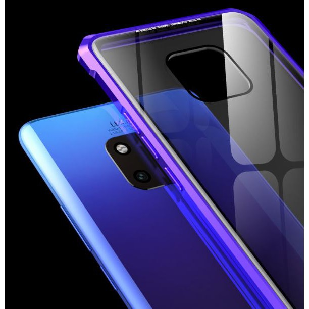 Huawei Mate 20 / Mate 20 Pro Tempered Glass Metal Bumper Phone Case Casing Cov