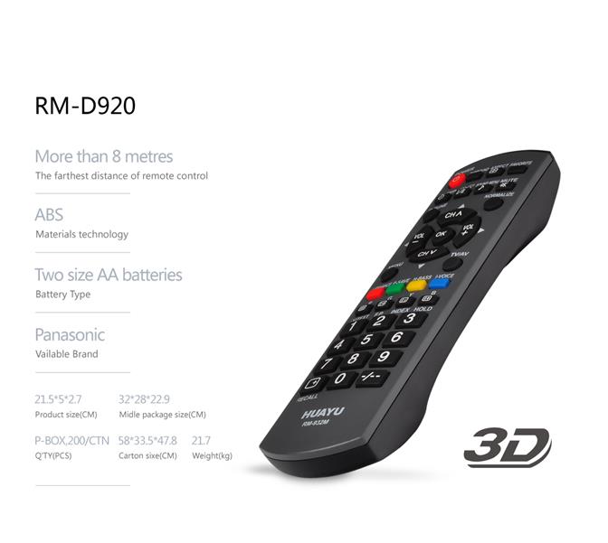 Huayu Panasonic LED LCD TV Remote Co (end 1/26/2019 1:15 PM)