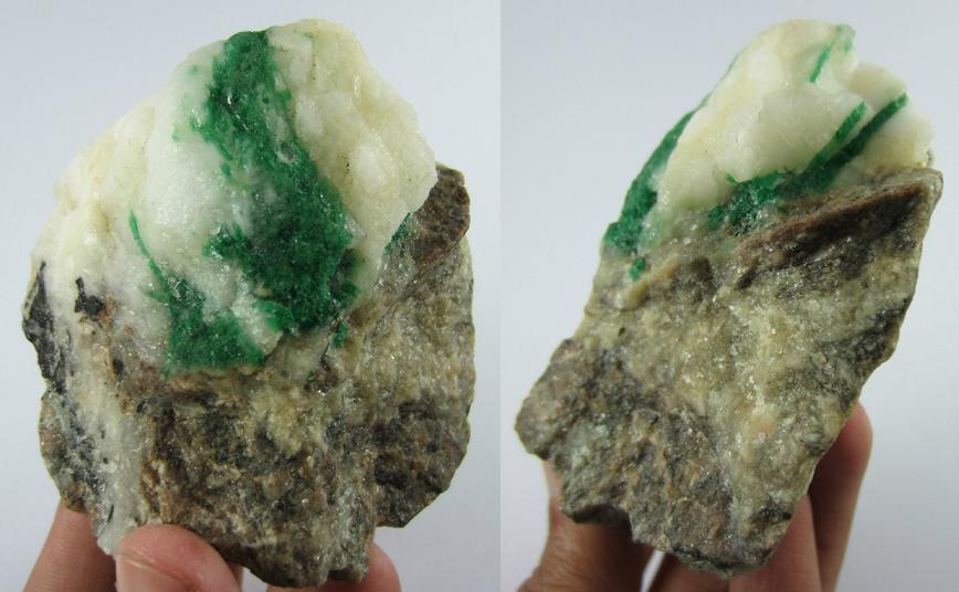 Huge!!! Green emerald rough stone from SWAT Pakistan - 1418CT - ER100