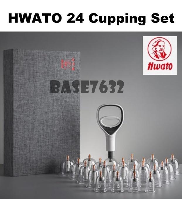 HWATO 24 Cups Biomagnetic Chinese Cupping Set Therapy 2112.1