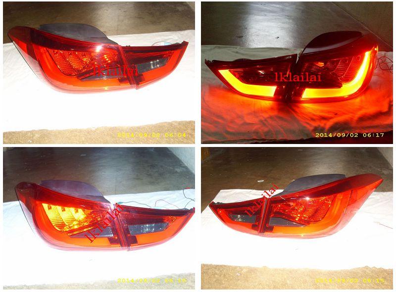 Hyundai Elantra '12-13 LED Light Bar Tail Lamp Red