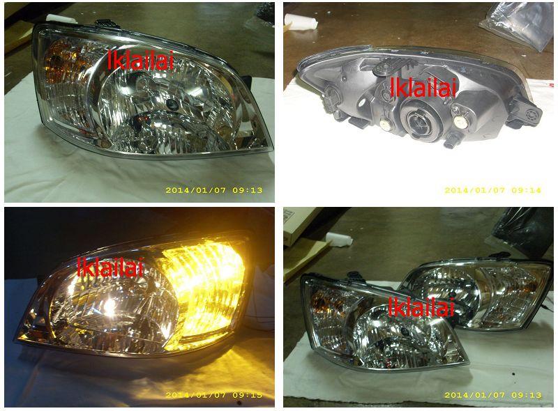 Hyundai GETZ '04-06 Cryatal Head Lamp [Chrome Housing]