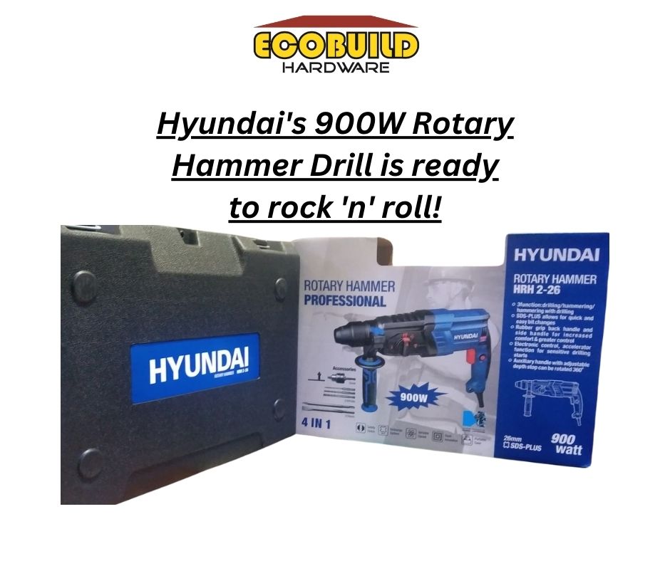 Hyundai Hammering Machine Drilling Concrete Tool SDS Plus Drill