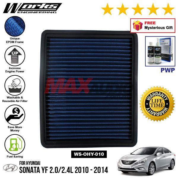Hyundai Sonata Yf 2 0 4l 2010 End 8 28 2019 11 30 Am Hyundai Sonata Yf 2 0 4l 2010 2017 Works Engineering Air Filter
