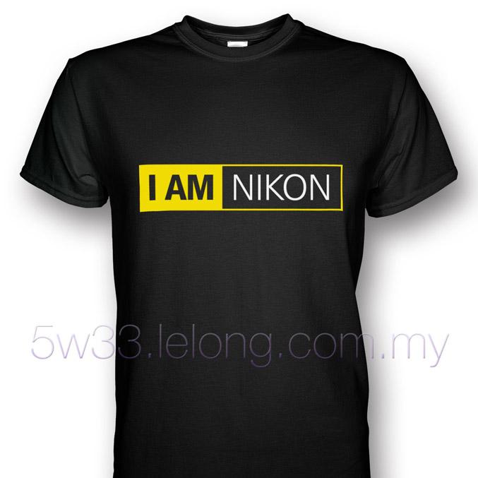 'I AM NIKON' Custom Print T-shirt 