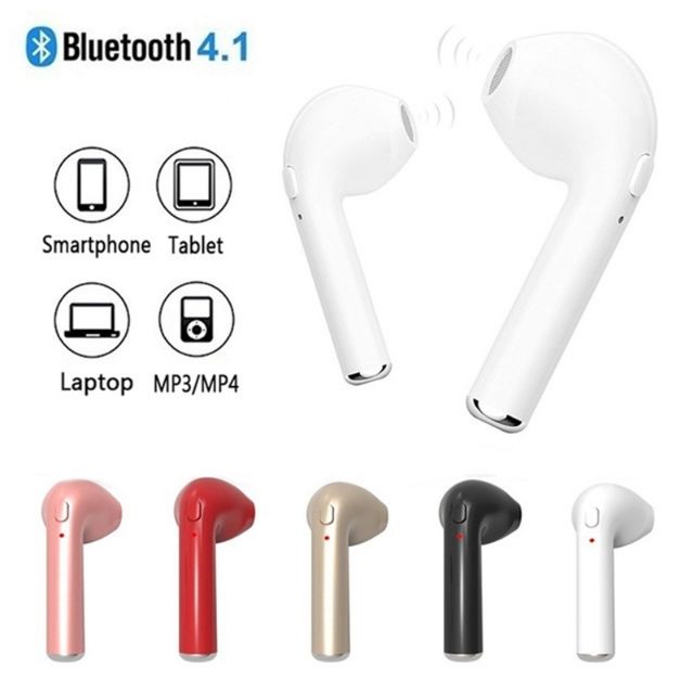 i7 Bass Mini Wireless Bluetooth Sports Earphone iPhone Only for Left Ear