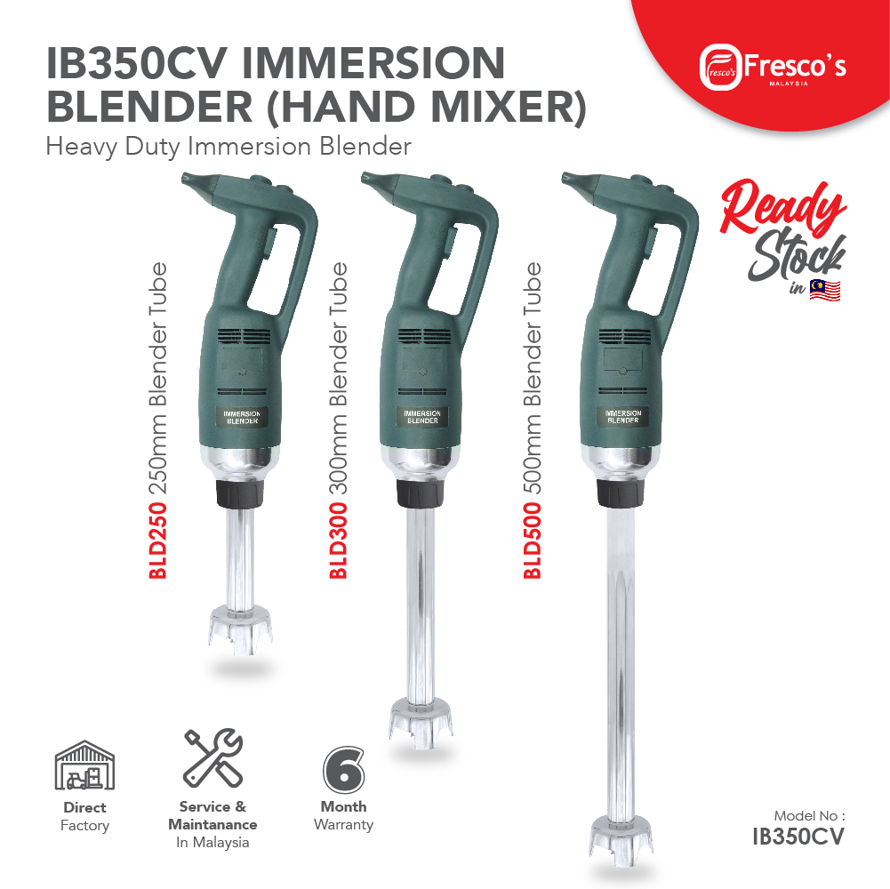 IB350CV Fresco Immersion Blender 350W Heavy Duty Mixer Stick Blender