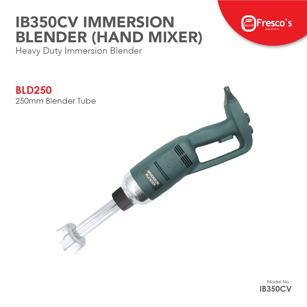 IB350CV Fresco Immersion Blender 350W Heavy Duty Mixer Stick Blender