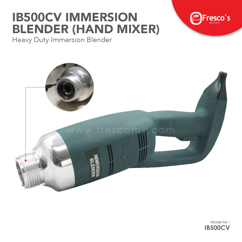 IB500CV Fresco Immersion Blender 500W Heavy Duty Mixer Stick Blender